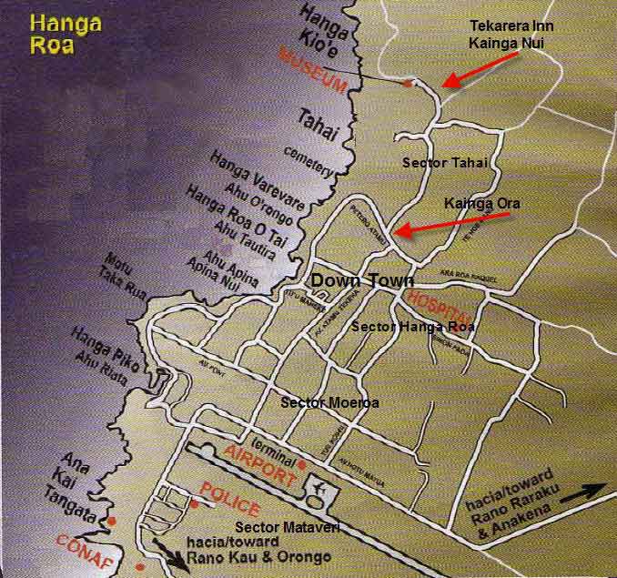 Location Map Hotel Tekarera